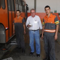 Davi, Sr. Antonio e Renato Grupo Leblon Transportes